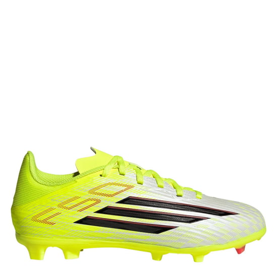 Boys adidas League Childrens Firm Ground Football Boots in Solar Yellow - Image 1