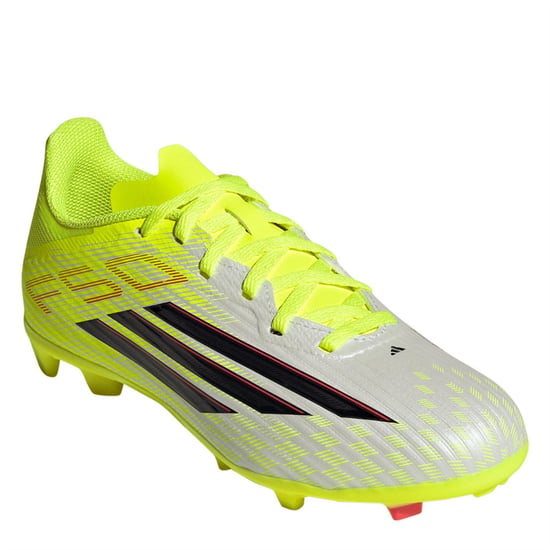 Boys adidas League Childrens Firm Ground Football Boots in Solar Yellow - Image 3