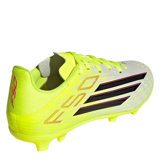 Boys adidas League Childrens Firm Ground Football Boots in Solar Yellow - Image 4