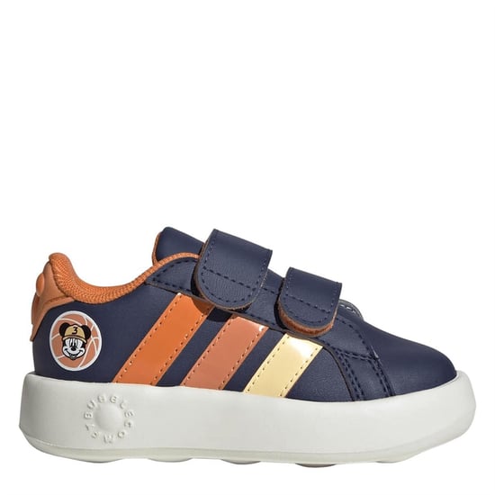 Boys adidas Grand Court M in Dark Blue/Ice T - Image 1