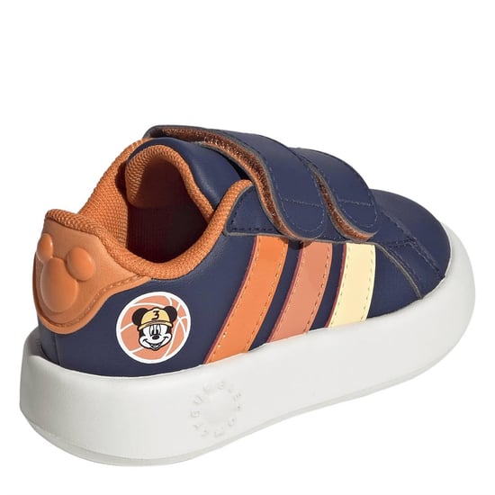 Boys adidas Grand Court M in Dark Blue/Ice T - Image 4