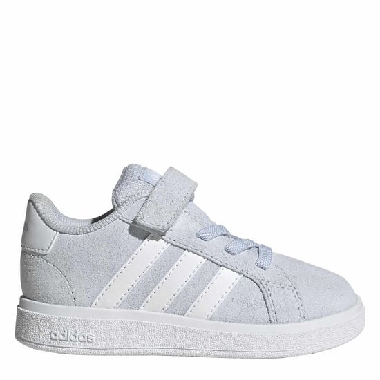Boys adidas Grand Court 0 in Crystal Sky/Ftw - Image 1