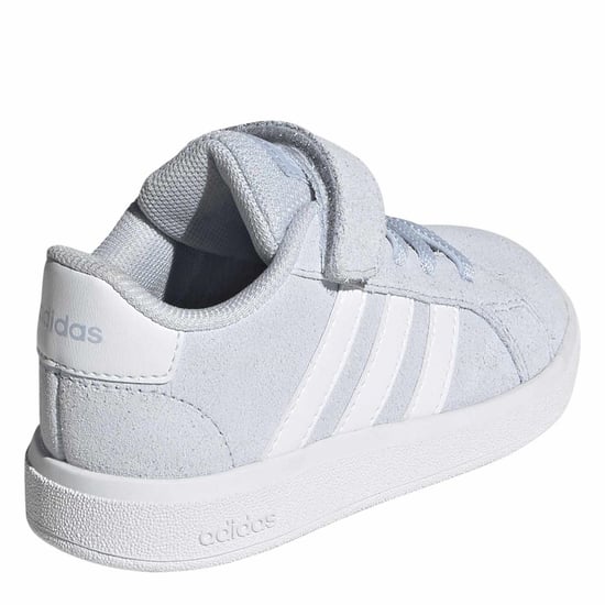 Boys adidas Grand Court 0 in Crystal Sky/Ftw - Image 4