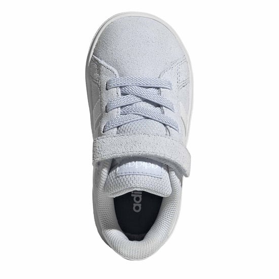 Boys adidas Grand Court 0 in Crystal Sky/Ftw - Image 5
