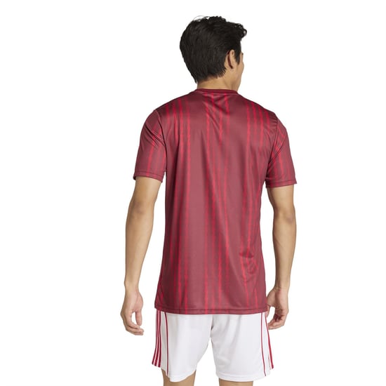Men's adidas FC 2025 2026 Pre Match Jersey in Red/Orange - Image 4