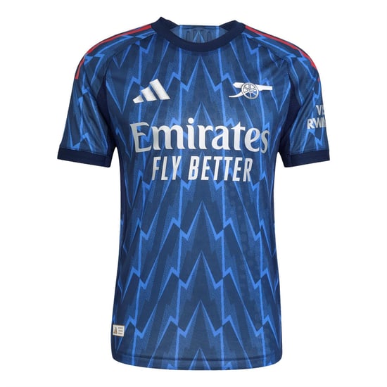 Men's adidas Authentic Away Shirt 2025 2026 Adults in Blue/Grey - Image 1