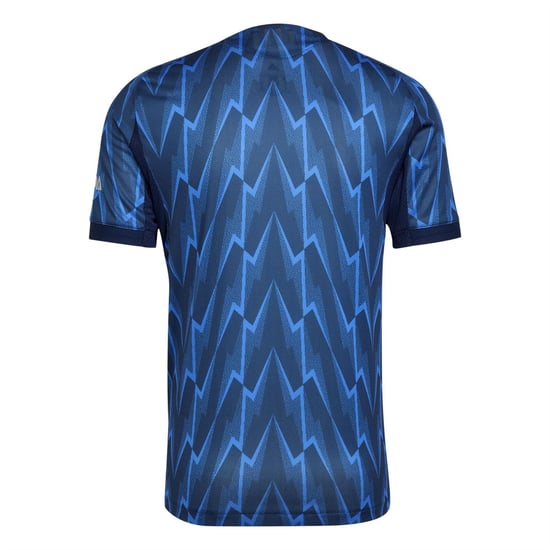 Men's adidas Authentic Away Shirt 2025 2026 Adults in Blue/Grey - Image 2