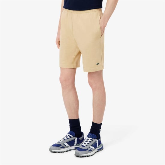 Lacoste Heren Fleece Shorts (Licht Beige) - Image 2