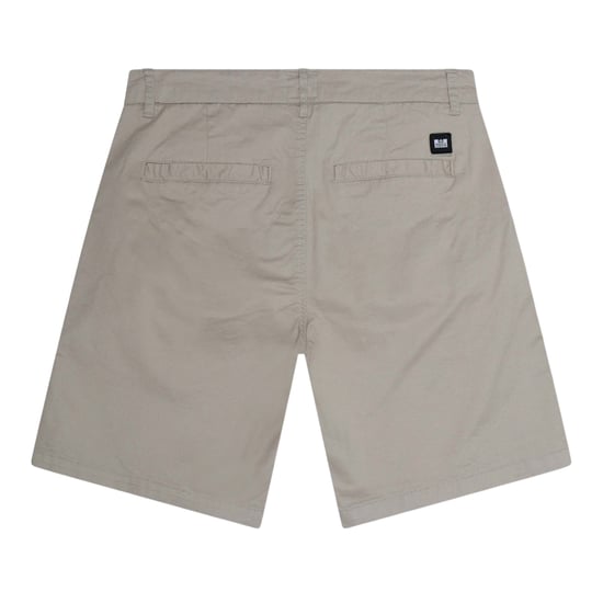 Weekend Offender Heren Dillenger Twill Chino Shorts (Stone) - Image 2