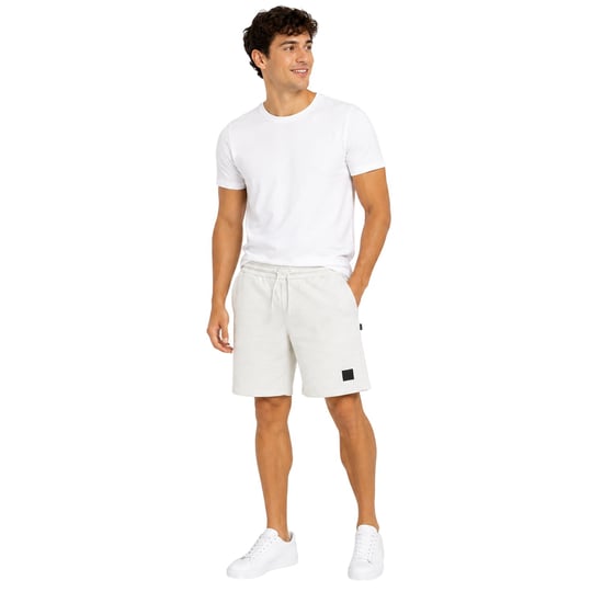Aquascutum Heren Fleece Shorts (Beige) - Image 1