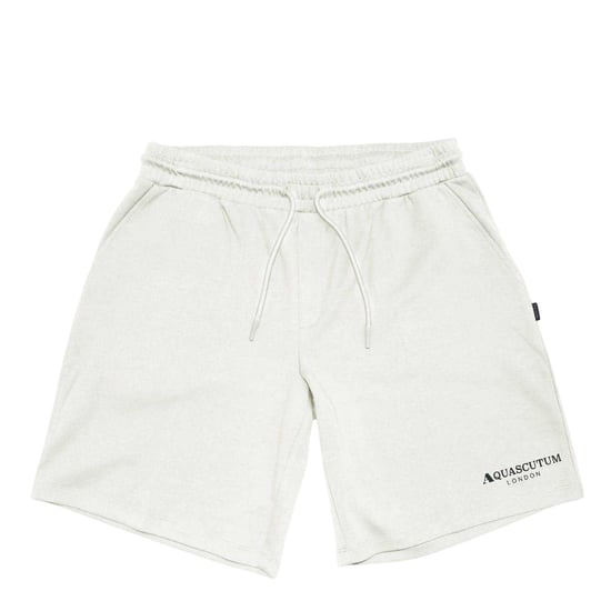 Aquascutum Fleece-sweatshorts met logo voor heren (Beige) - Image 1