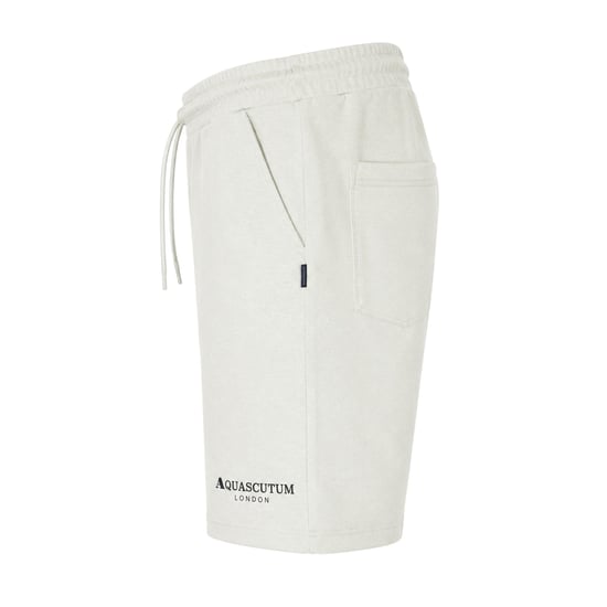 Aquascutum Fleece-sweatshorts met logo voor heren (Beige) - Image 3