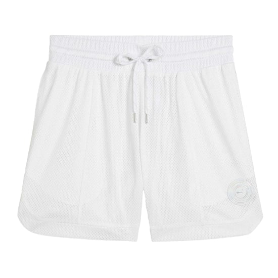 Puma Dames/Dames Jersey Sweat Shorts (Poema Wit) - Image 2