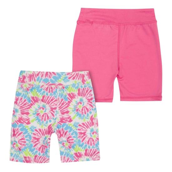 Reebok Tie-dye-shorts i jersey för barn (2-pack) (Carmine Rose) - Image 2