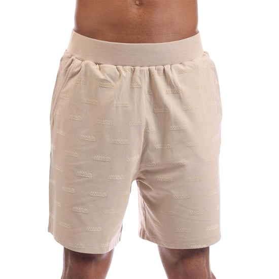 Hugo Heren-short met logo, normale pasvorm (Beige) - Image 1