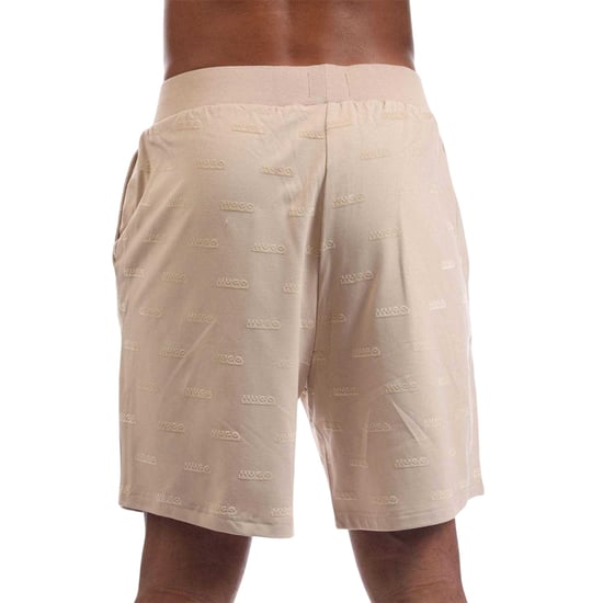 Hugo Heren-short met logo, normale pasvorm (Beige) - Image 2