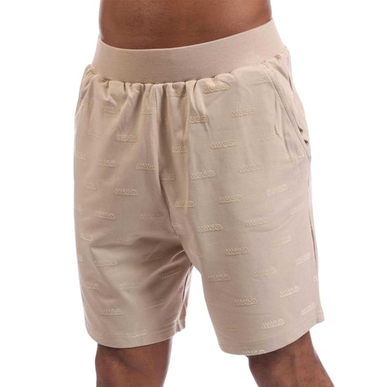 Hugo Heren-short met logo, normale pasvorm (Beige) - Image 3