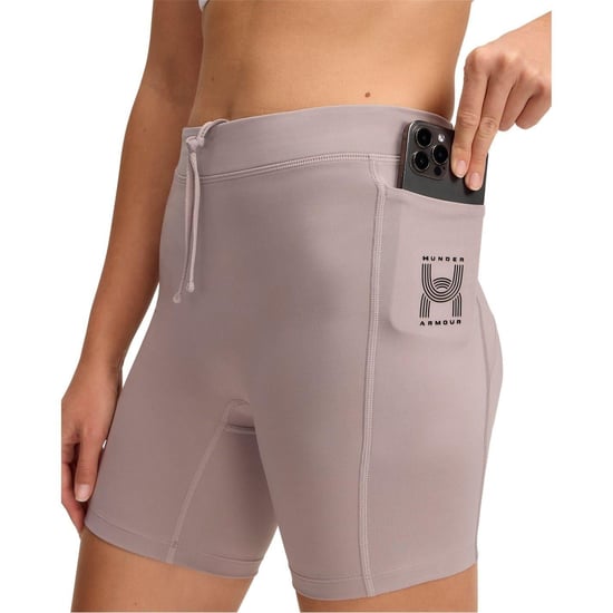 Under Armour Project Rock Slim hardloopshort voor dames (Grijs) - Image 1
