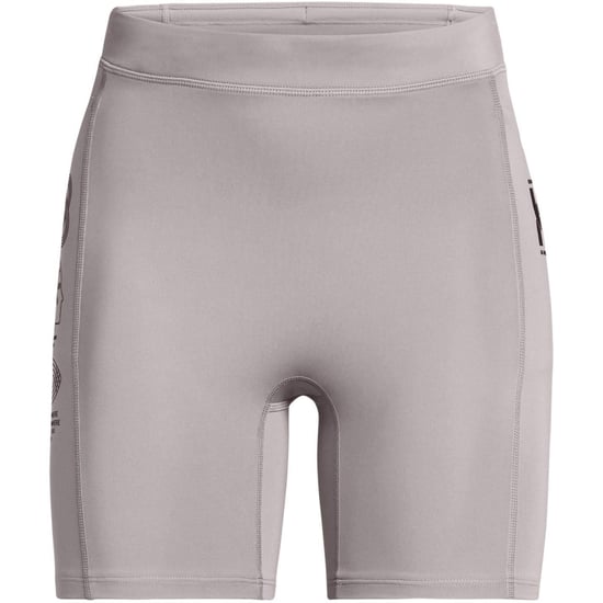Under Armour Project Rock Slim hardloopshort voor dames (Grijs) - Image 2