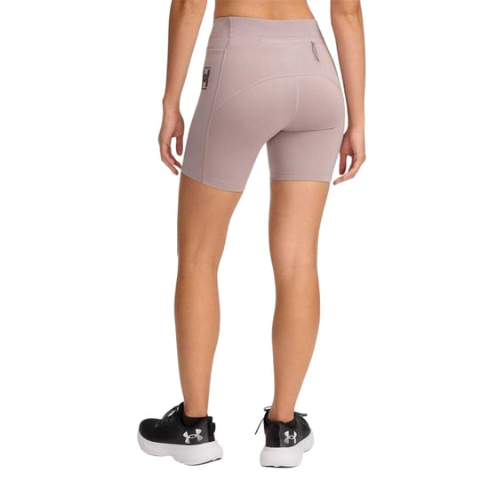Under Armour Project Rock Slim hardloopshort voor dames (Grijs) - Image 5