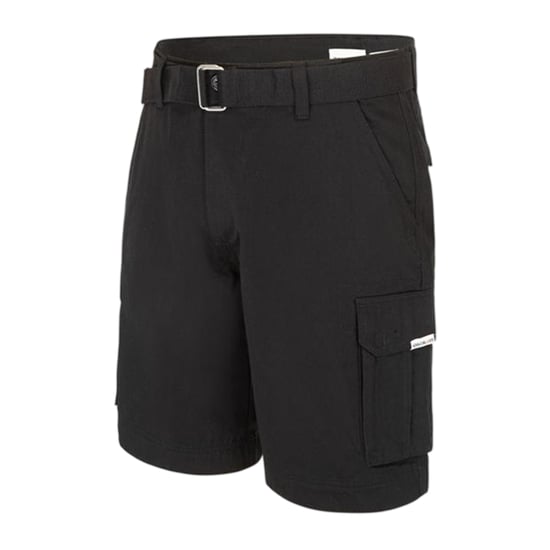 SoulCal Cargo-shorts voor heren met gewassen look (Zwart) - Image 3
