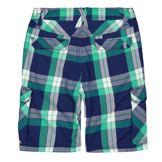 Puma Cargoshorts i rutmönster för barn/ungdomar (Grön) - Image 2