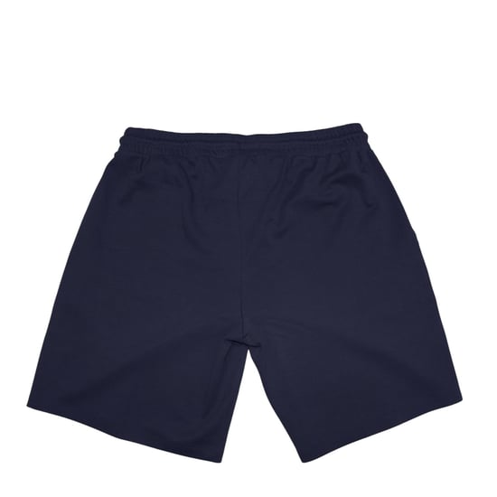 Aquascutum Mens Classic Logo Drawstring Waist Sweat Shorts (Navy) - Image 2