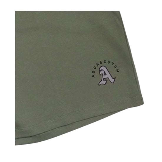 Aquascutum Heren Fleece Shorts (Militair Groen) - Image 3