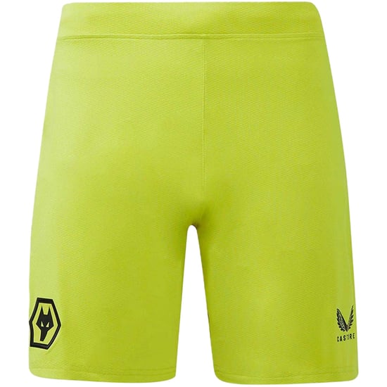 Castore Heren Wolves Doelman Shorts (Zure Limoen) - Image 2