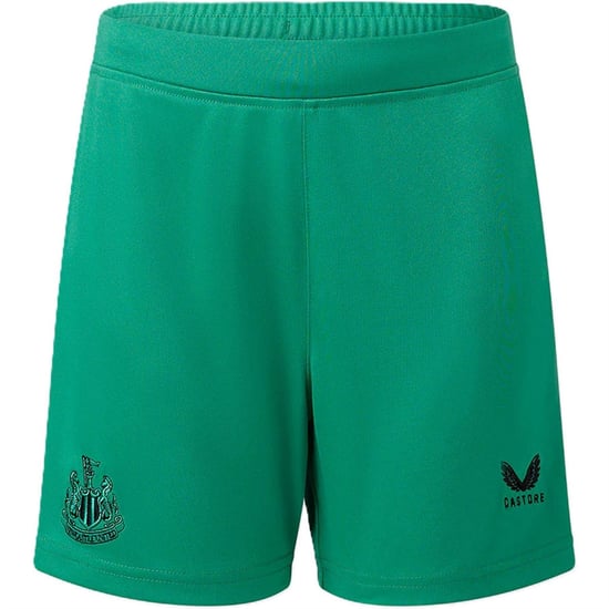 Castore Kinderen/Kids Newcastle United FC Voetbalshorts (Groen/Zwart) - Image 1