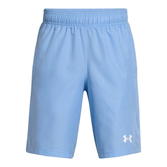 Under Armour Lichtgewicht, ruimvallende korte broek voor jongens (halfback) (Blauw) - Image 1