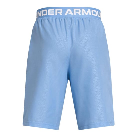 Under Armour Lichtgewicht, ruimvallende korte broek voor jongens (halfback) (Blauw) - Image 2