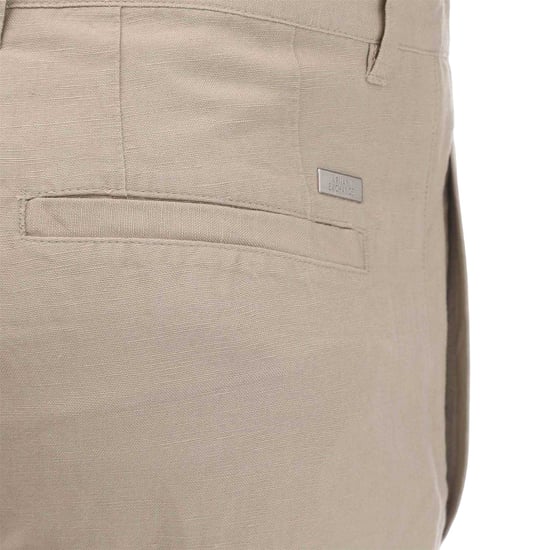 Armani Exchange Mens Linen Rayon Twill Shorts (Beige) - Image 4