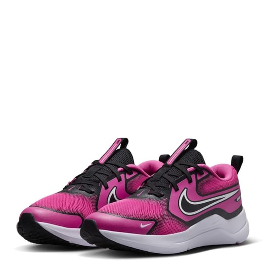 Boys Nike Running Shoes Juniors in Pink/Black - Image 4