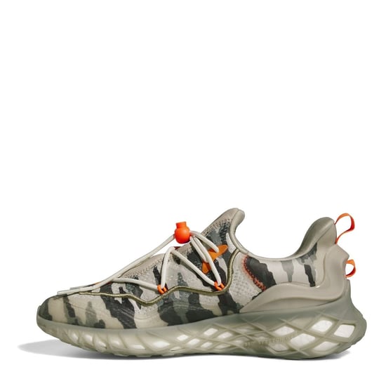 Boys adidas Originals Web Boost Chunky Trainers in Brown - Image 2