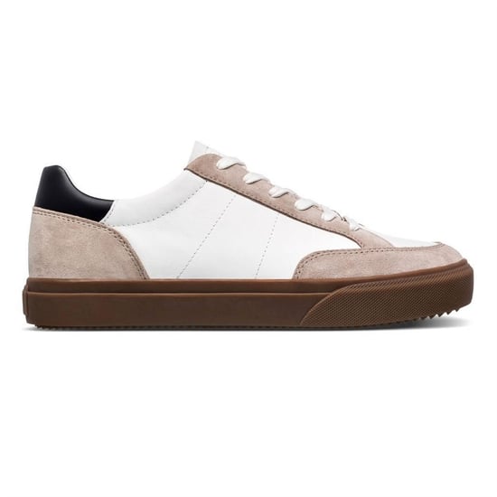 Boys CLAE Low Top Trainers in Wht/Gry/Gum - Image 1