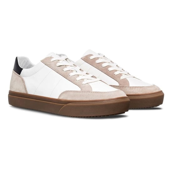 Boys CLAE Low Top Trainers in Wht/Gry/Gum - Image 2