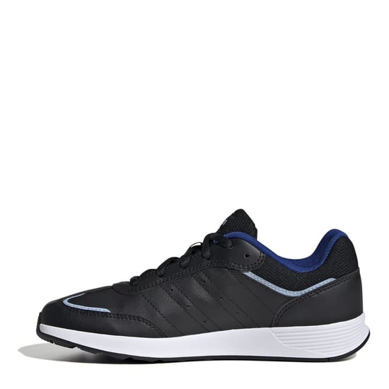 Boys adidas Tensaur Switch Shoes Kids in Black/Blue - Image 2