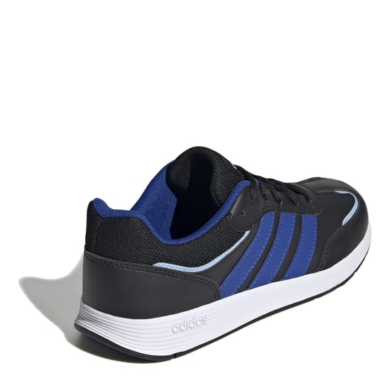 Boys adidas Tensaur Switch Shoes Kids in Black/Blue - Image 4
