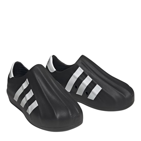 Boys adidas Originals Superstar Slip On Trainers in Core Black - Image 3