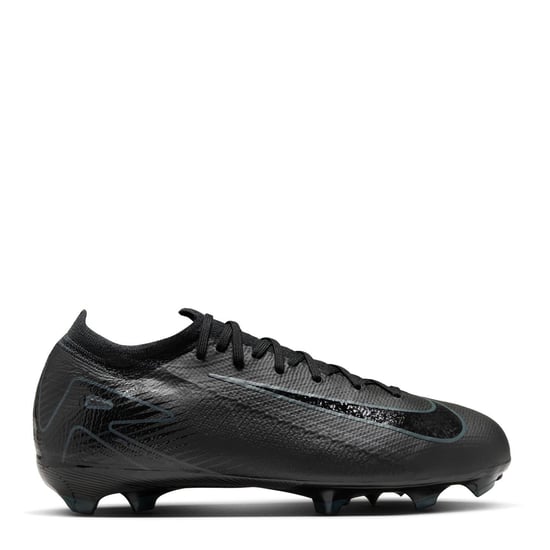 Boys Nike Vapor 16 Pro Juniors Firm Ground Football Boots in Black/Green - Image 1