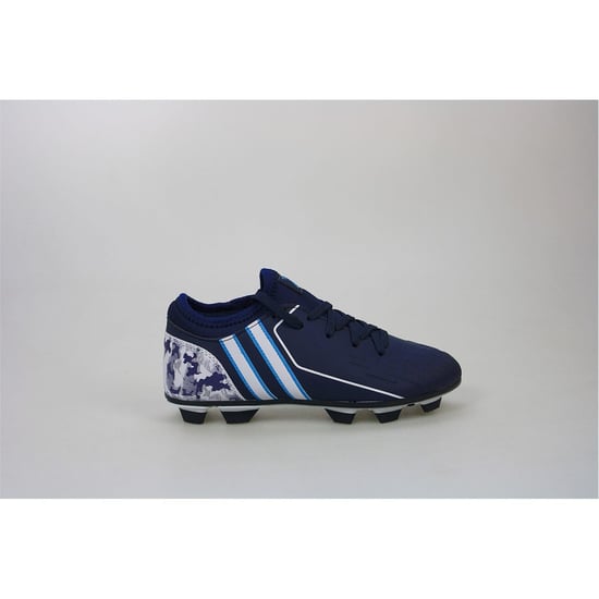 Boys Patrick Football Boots Firm Ground Lace Up in Blue - Image 1