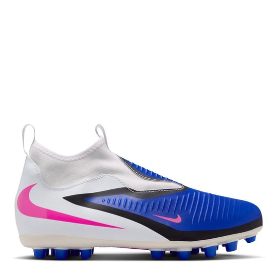 Boys Nike 6 High Academy Juniors Astro Turf Football Boots in Racer Blue - Image 1