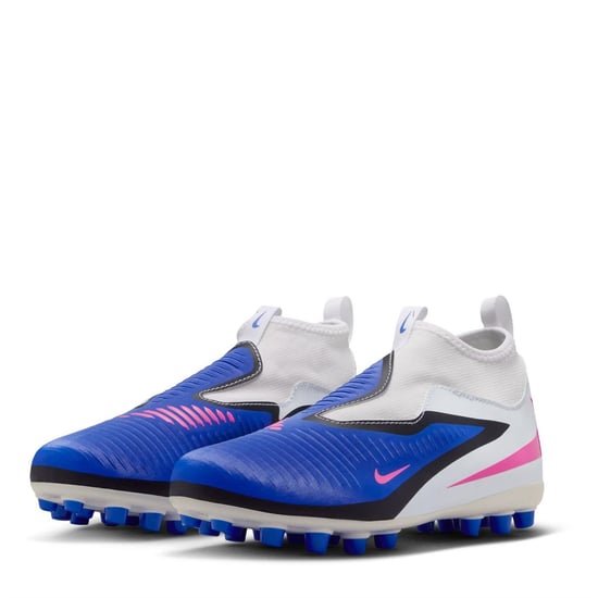 Boys Nike 6 High Academy Juniors Astro Turf Football Boots in Racer Blue - Image 4