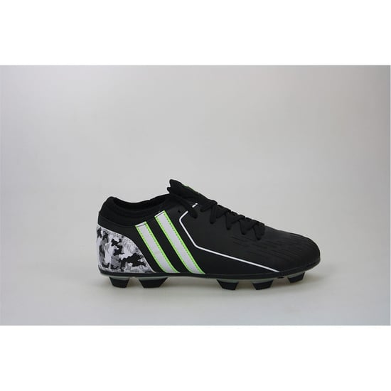 Boys Patrick Football Boots with Lace-Up Closure in Black - Image 1