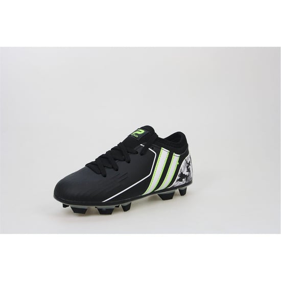 Boys Patrick Football Boots with Lace-Up Closure in Black - Image 3