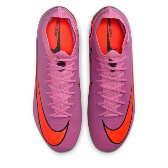 Boys Nike Zm Vapor 16 Pro Graphic Print Lace Up Sneakers in Magic Flamingo/ - Image 6