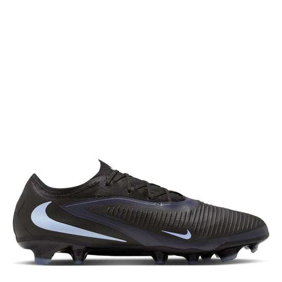 Boys Nike Phantom 6 Firm Ground Textured Toe Sneakers in Black/Black - Image 1
