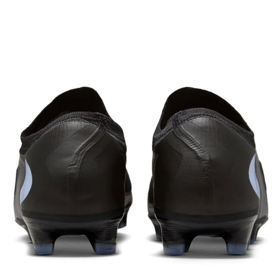 Boys Nike Phantom 6 Firm Ground Textured Toe Sneakers in Black/Black - Image 5