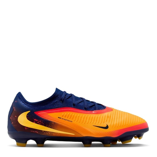 Boys Nike Phantom 6 Pro Juniors Multi Ground Football Boots in Orange/Volt - Image 1